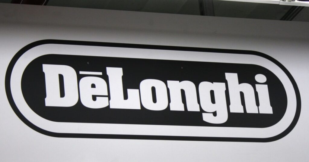 Logo de la marque DeLonghi. 